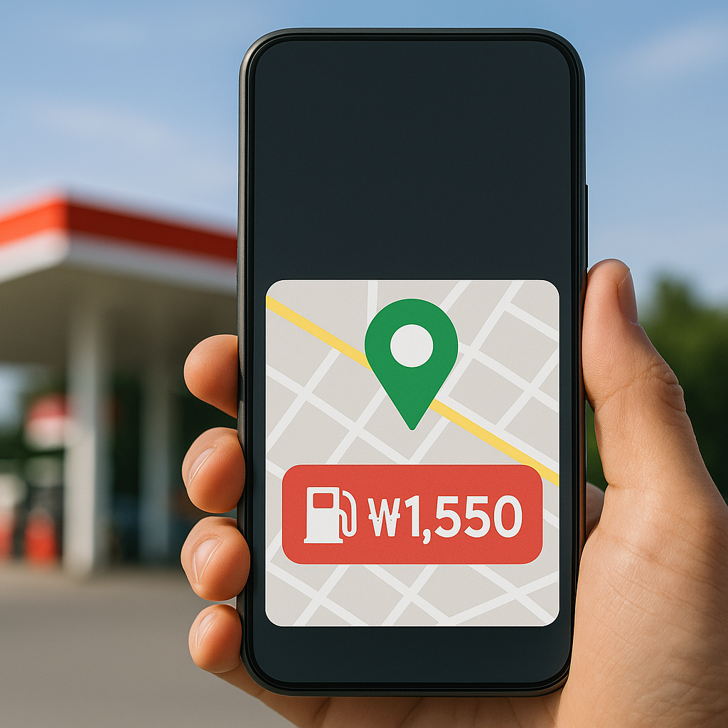 주유소 찾기 어플